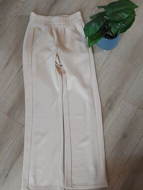Spyder Cream Wide-Leg Pull-On Trousers XS